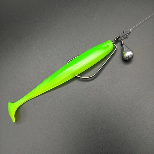 Крючок офсетный  Рыболовная империя Fish_Emp OFFSET Size 1 Никель 5шт