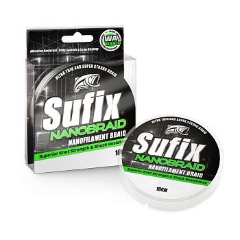 Плетеный шнур Sufix Nano Braid  100м 5,0кг/0,10мм (Камуфляжная) 