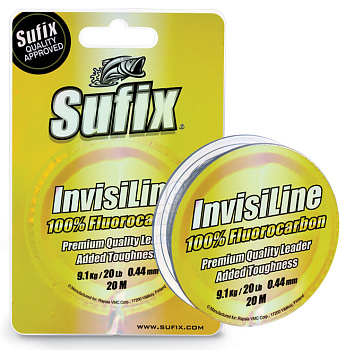 Леска Sufix Invisiline  20м 4,5кг/0,24мм Прозрачный 