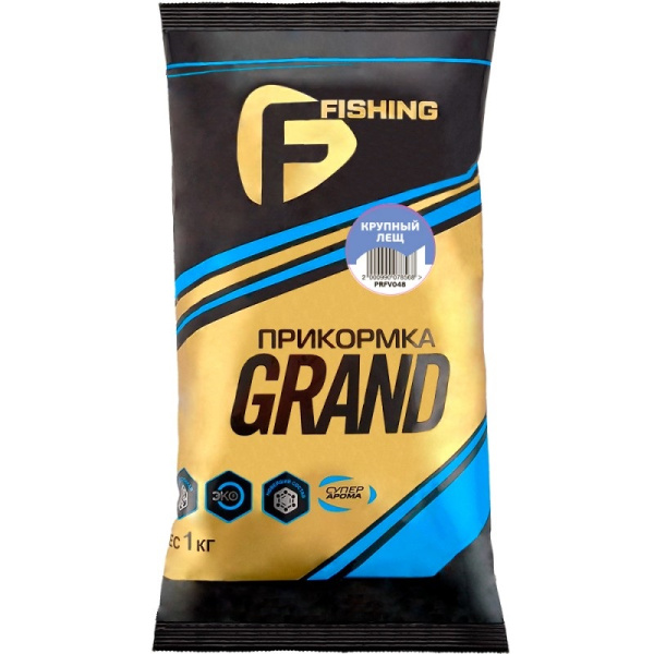 Прикормка фидерная F-fishing Grand Bream Chocolate 1 кг (Лещ шоколад)