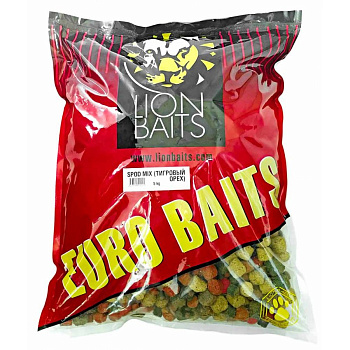 Бойлы тонущие Lion Baits Euro Baits Spod Mix измельченные + пеллетс 5 кг (Тигровый орех ) 