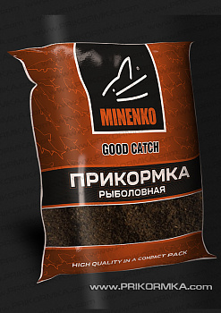 Прикормка зимняя Minenko Good Catch увлажненная  Bloodworm 700 г (Мотыль) 