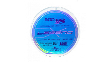 Плетеный шнур EastShark Legend X8  150м 10,5кг/0,14мм (голубой) 