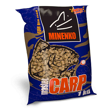 Пеллетс Minenko Master Carp Sweet corn 10мм 1 кг (Сладкая кукуруза)   Желтый