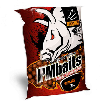 Бойлы тонущие Minenko PMbaits прикормочные Mandarine juice 20мм 3 кг (Мандариновый сок) 