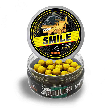 Бойлы тонущие Minenko Насадочные SMILE Strawberry 14мм 150 г (Клубника) 