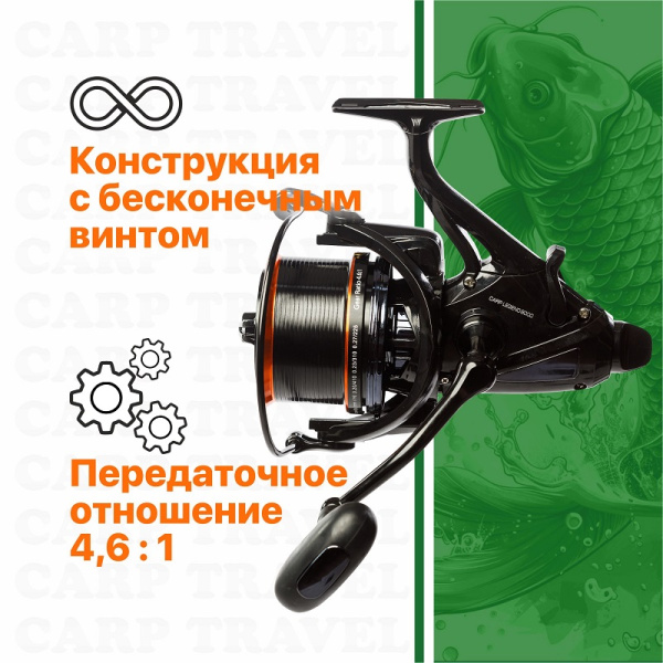 Катушка карповая EastShark Carp Legend (8000)