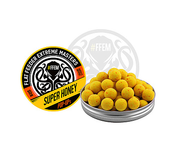 Бойлы плавающие FFEM Baits   Super Honey 10мм 25 г (Супер мёд) 