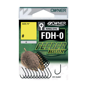 Крючки с колечком Owner Feeder Hook FDH-0 BC Size 12  