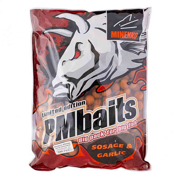 Бойлы пылящие Minenko PMbaits Sausage&Garlic 20мм 3 кг (Сосиска и чеснок) 