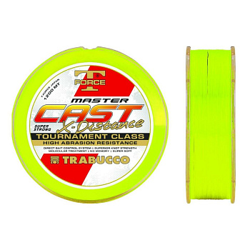 Леска Trabucco T-Force XPS Master Cast X-Distance  1200м 9,54кг/0,283мм (флюоресцентный жёлтый) 