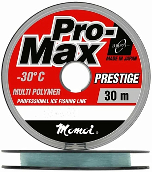 Леска зимняя Momoi Pro-Max Prestige  30м 0,9кг/0.085мм (Прозрачный) 