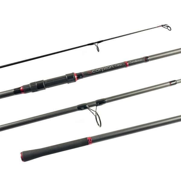 Удилище карповое Flamingo Scorpion Carp 13ft 3,75lb (трехчастное)