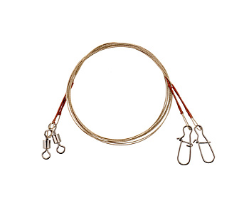Поводок F-fishing Stainless Steel X7 10кг 30см 2шт